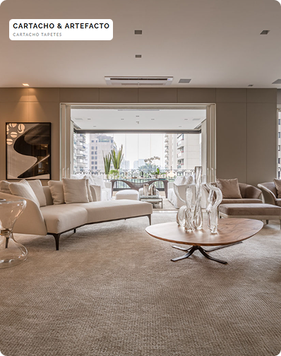 Tapete geométrico moderno para decoração de salas no Brooklin SP