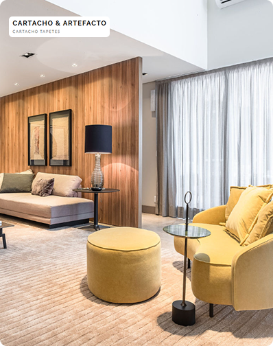 Tapete sob medida neutro para decoração clean e elegante